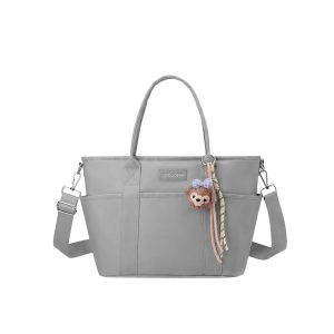 Túi xách bỉm sữa Ankone đa năng màu Xám